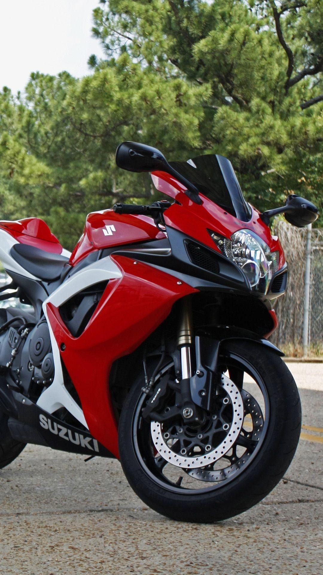 1080x1920 Red Suzuki motorcycle iPhone 6 Plus Wallpaper. Suzuki motorcycle