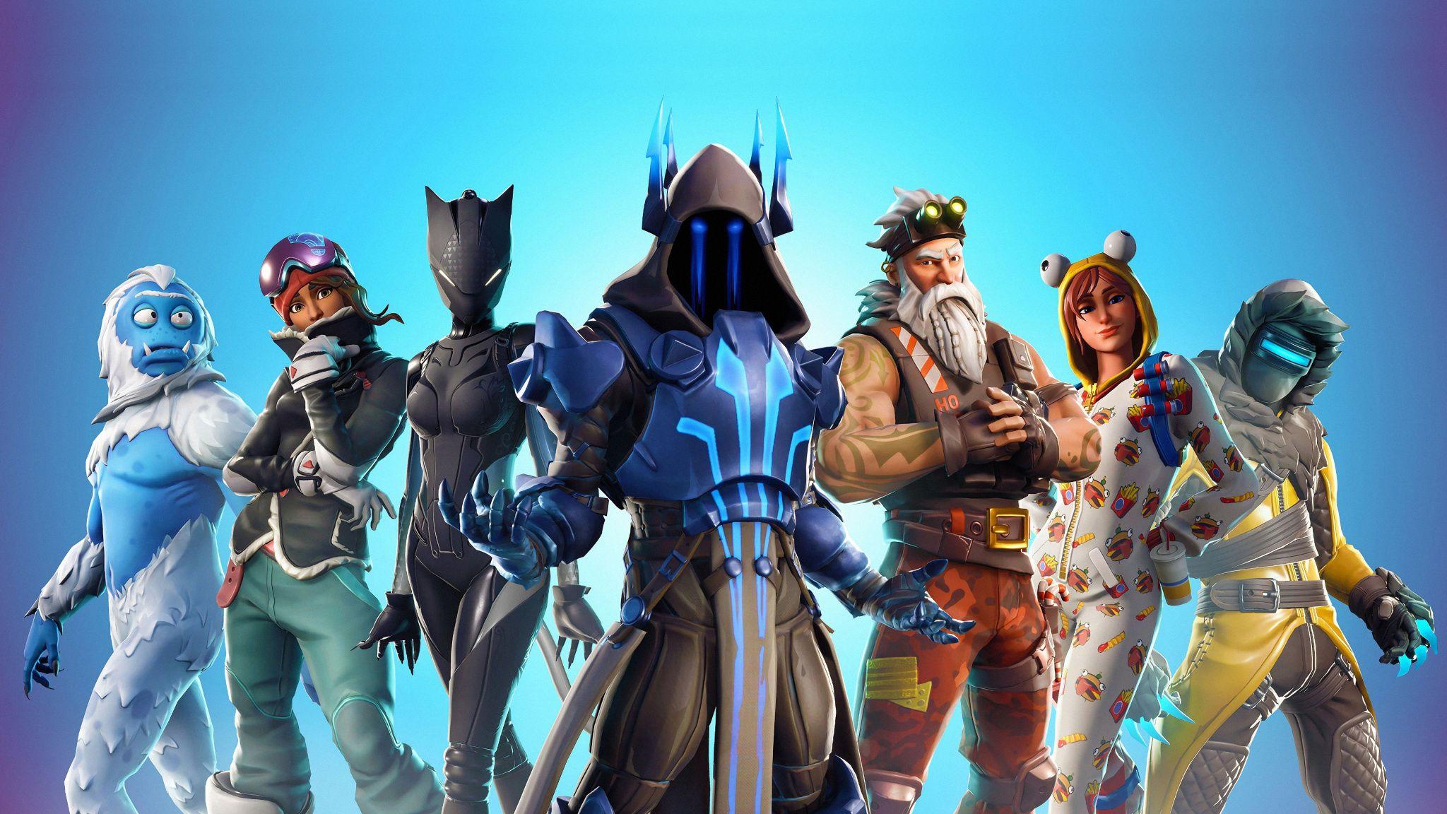 2048x1152 Download Fortnite, Season warrior skin, 2018 wallpaper