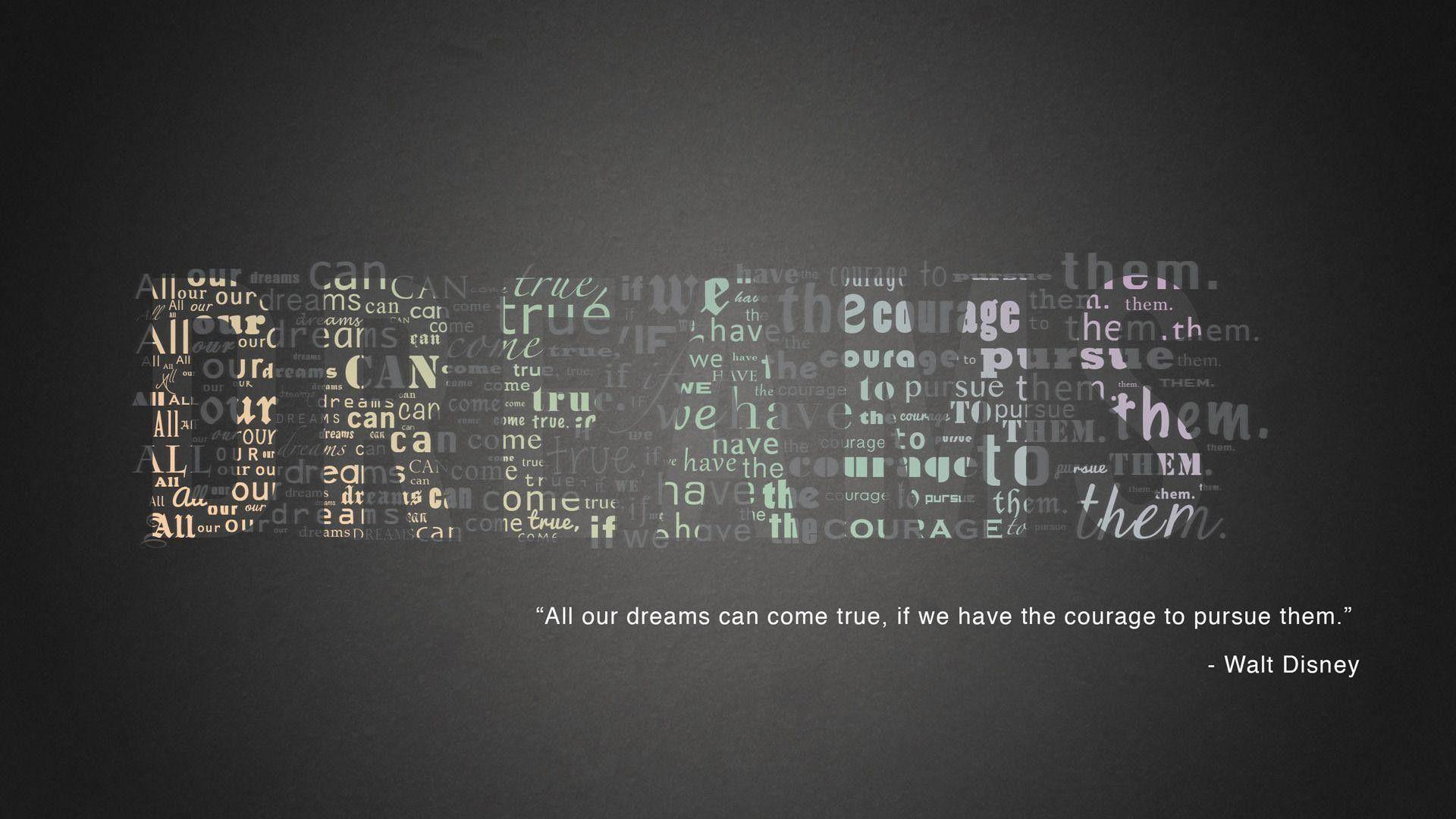 1920x1080 Disney Quote Wallpaper