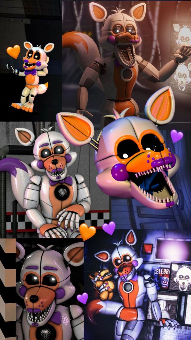 736x1308 Check out evaaaa0's Shuffles #lolbit #fnaf #mangle #funtimefoxy #foxy #shuffle #wallpaper #sisterlocation
