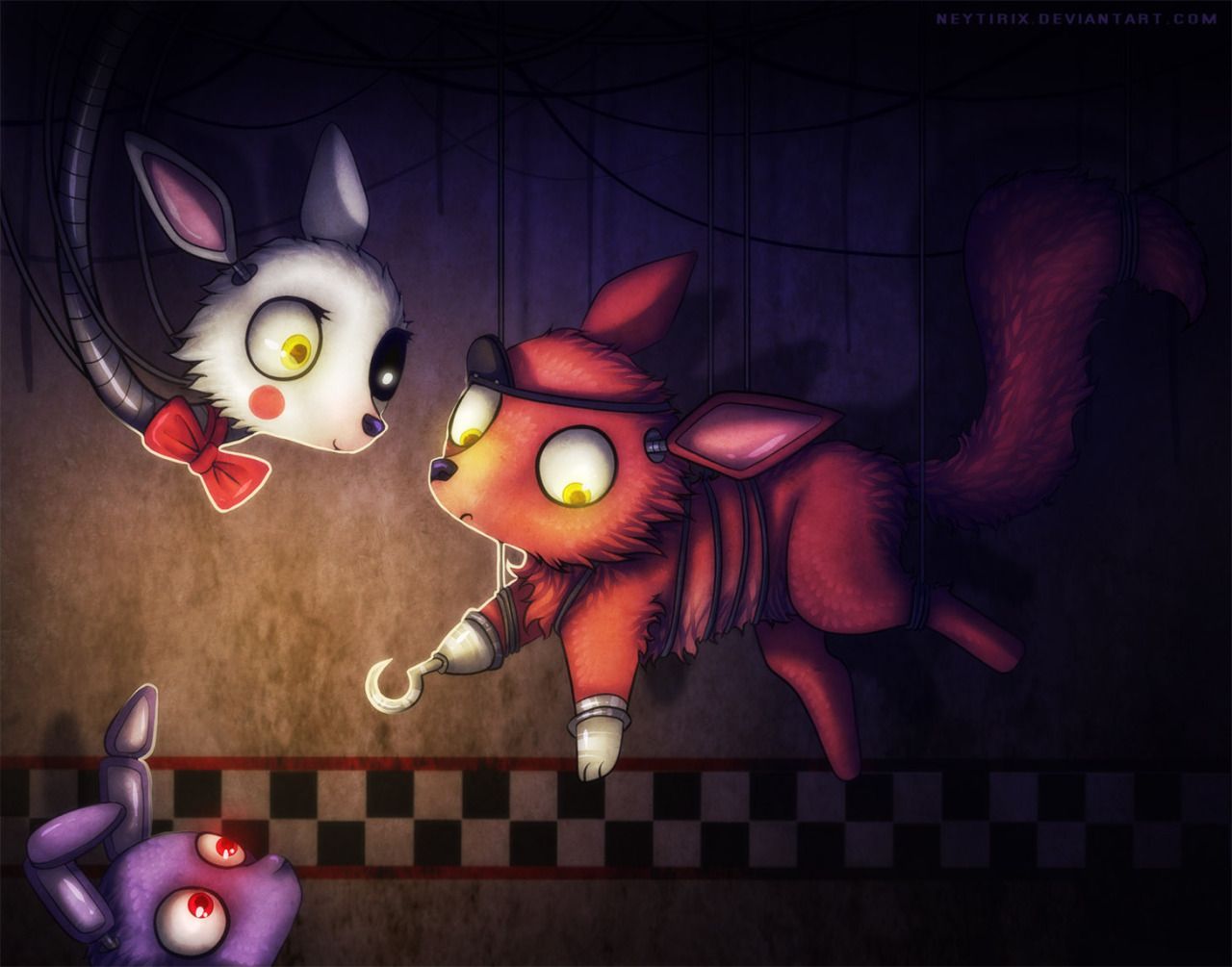 1280x1005 Foxy: Can I Come Down Now? Mangle: No :3 Bonnie: O O More Of My Art >> / My Youtube Account >>