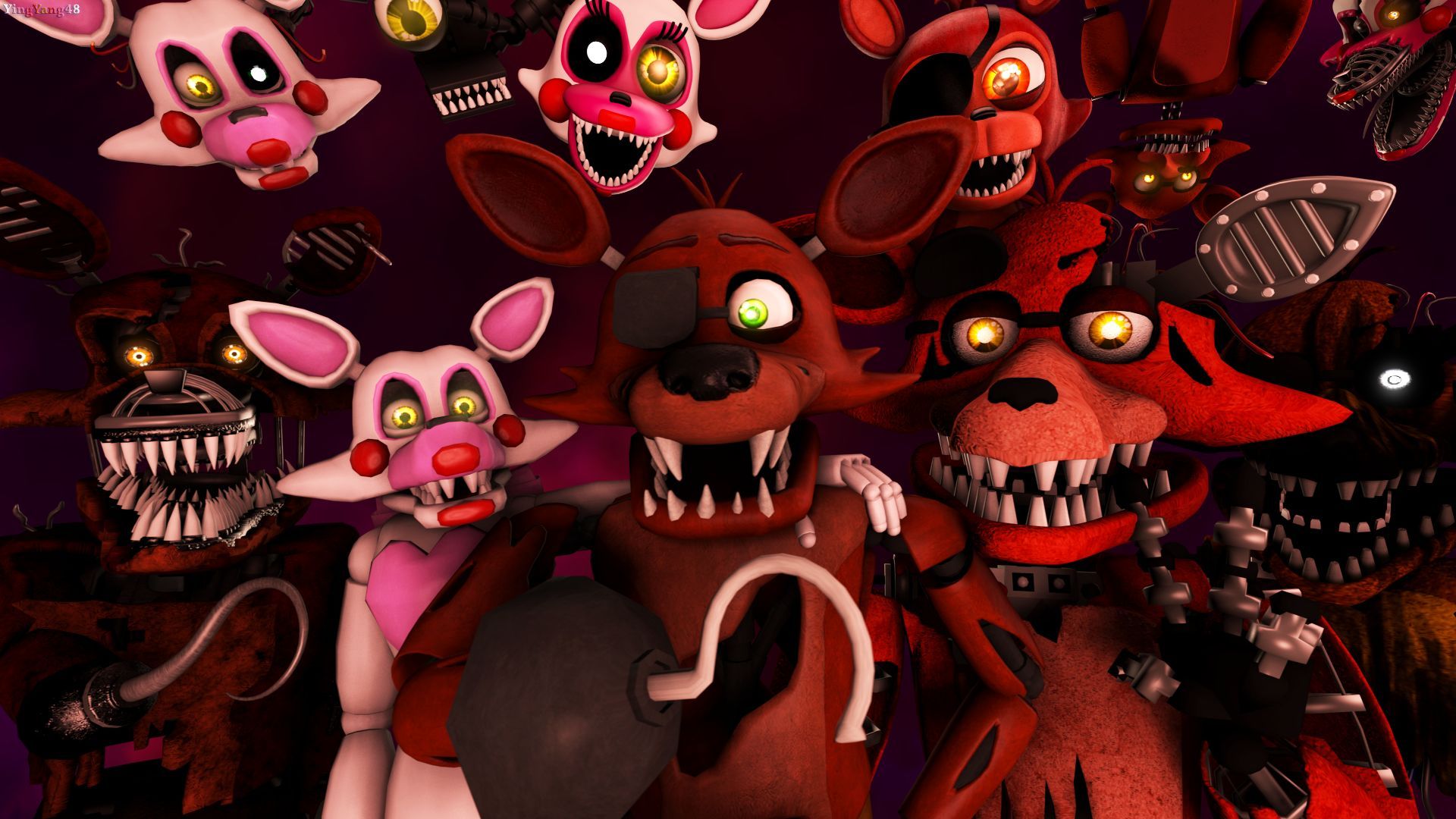 1920x1080 Phone wallpaper: Five Nights At Freddy's, Video Game 442990
