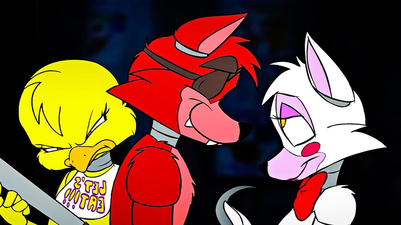 1280x720 Foxy and Mangle love story. Bemax Love (Original Song) Animation