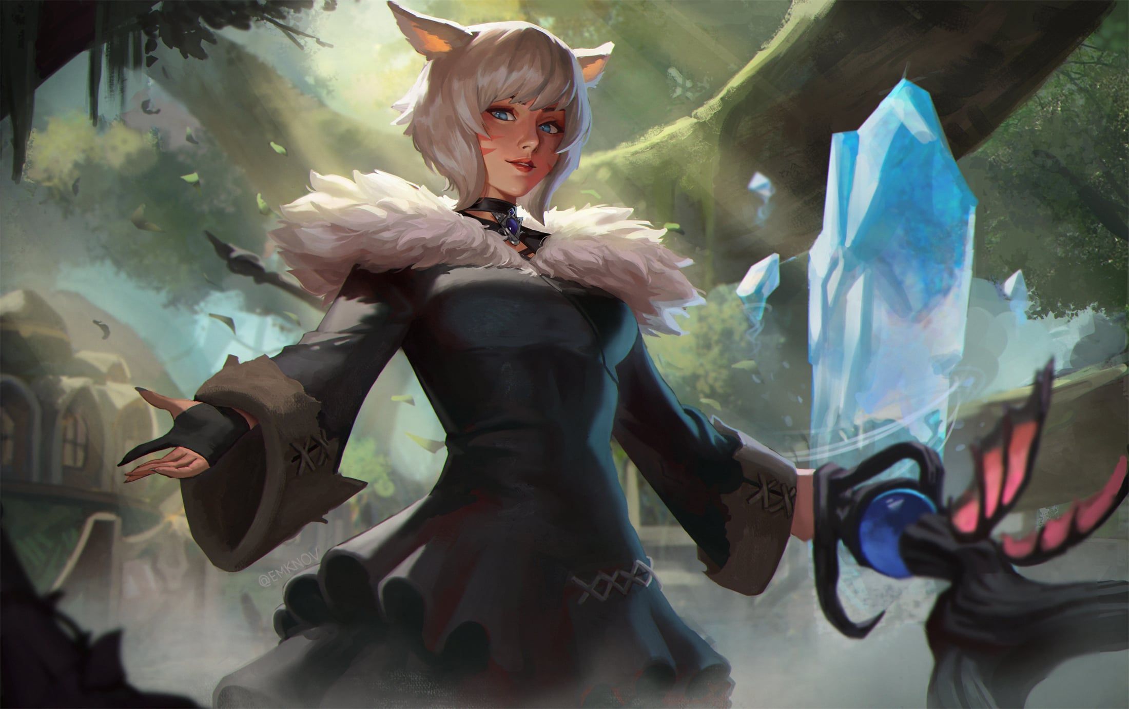2200x1382 Made a Y'shtola Splash art