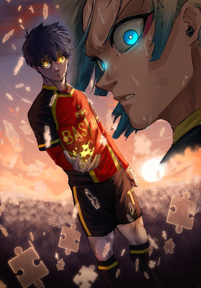 836x1200 You and i #isagi #kaiser #colored #bllk284