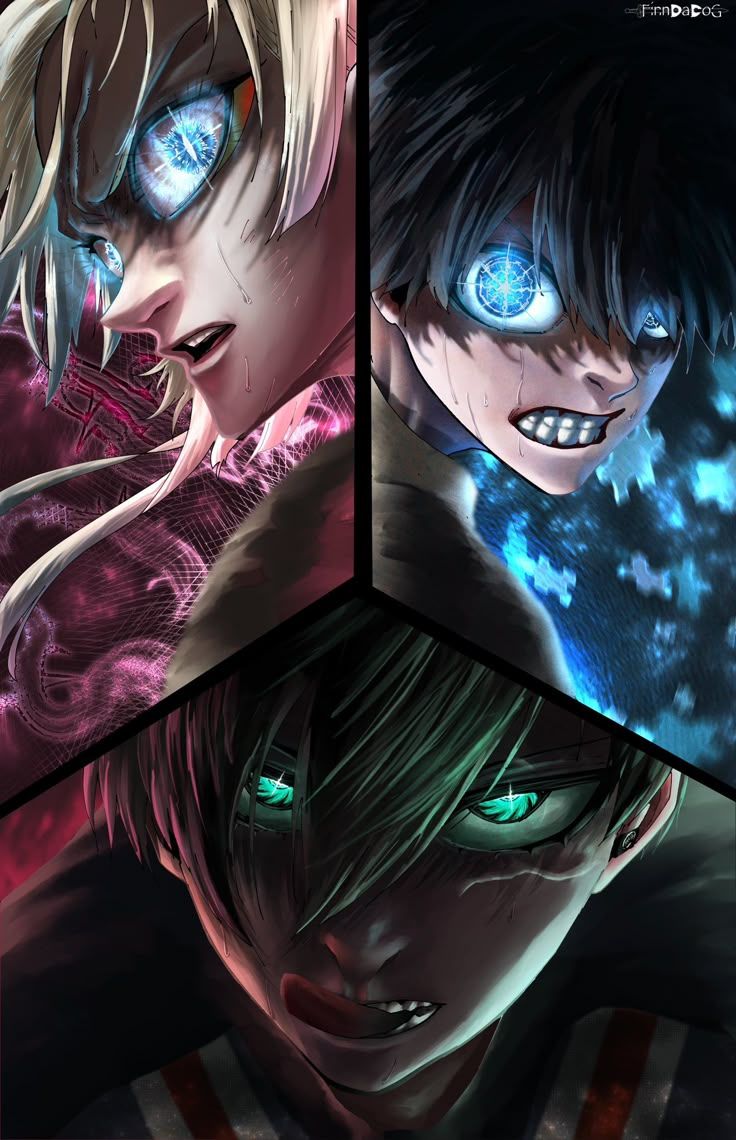 736x1140 Isagi, Itoshi Rin & Kaiser Color