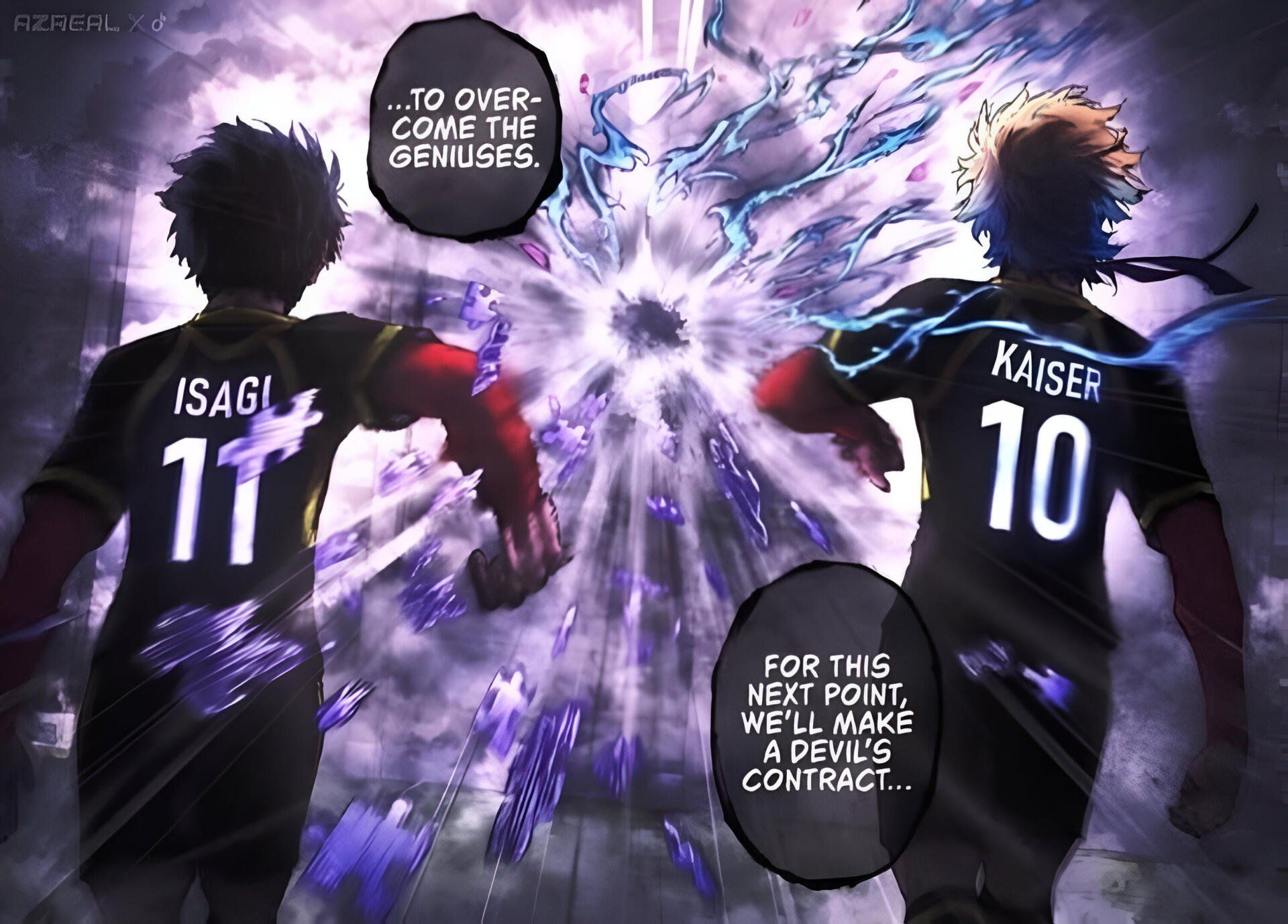 1920x1378 Blue Lock HD Wallpaper: Isagi Yoichi & Michael Kaiser Unitex2160