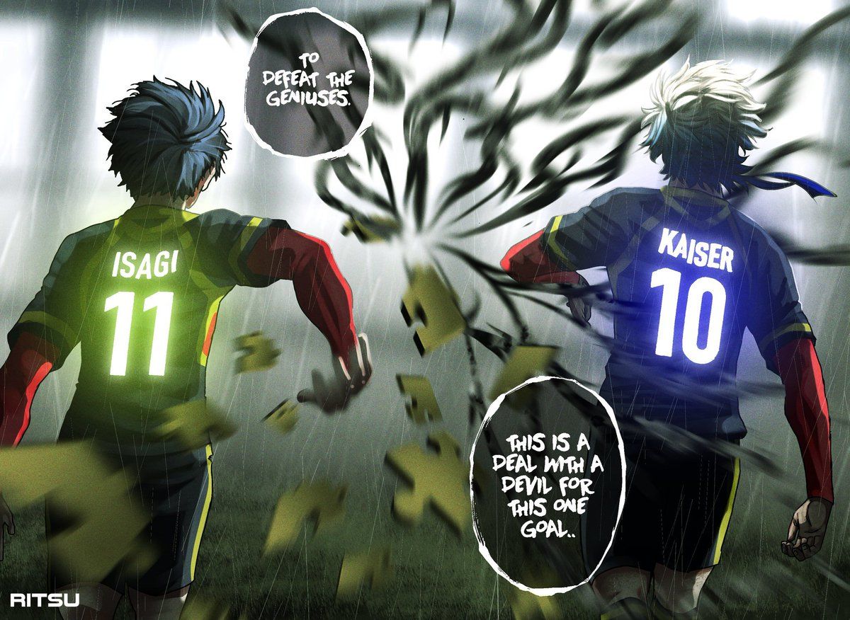 1200x876 ISAGI X KAISER Dream Team Up #BlueLock #エゴいLO