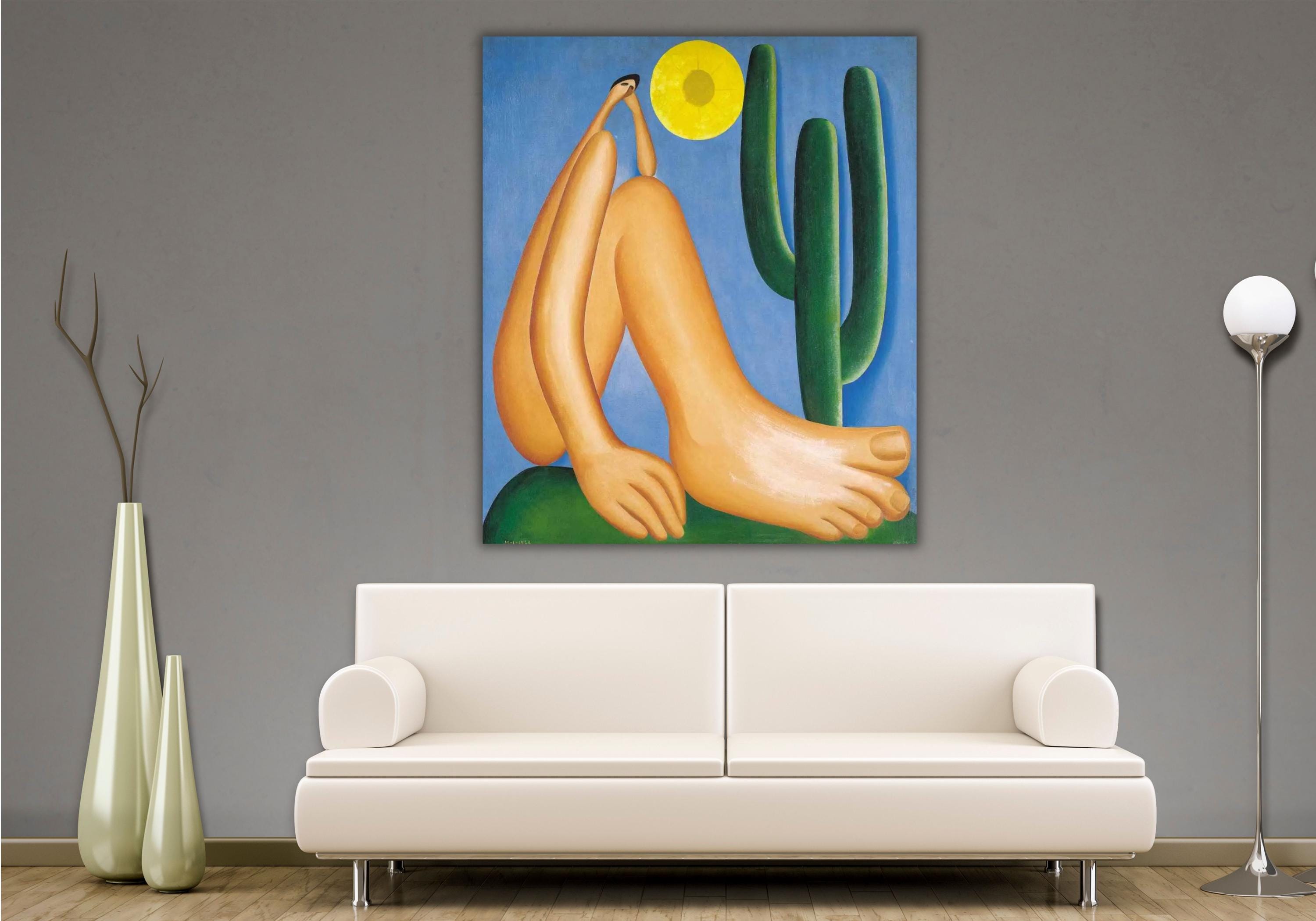 3000x2100 Abaporu by Tarsila Do Amaral Canvas Art, Tarsila Do Amaral Print Wall Art, abaporu Wall Decor Art, brazil Abaporu Wall Decor Art, ready to Hang