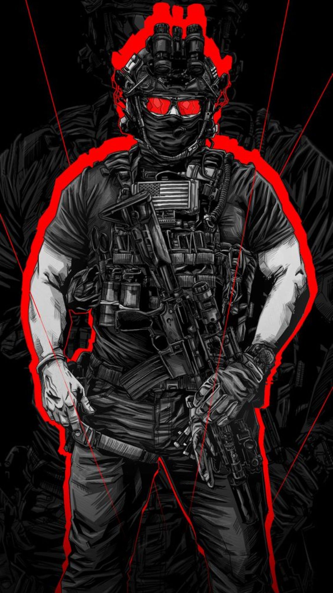 1080x1920 Black Commando Wallpaper Black Commando Wallpaper [ HQ ]