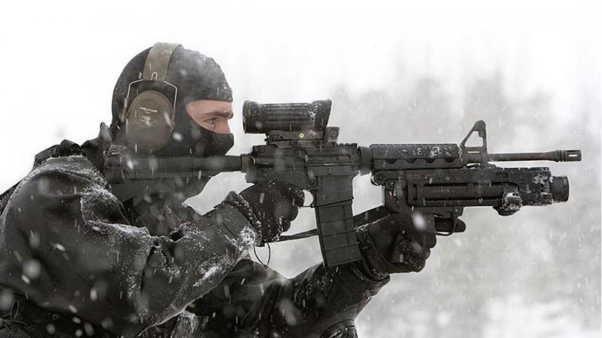 1920x1080 Black Commando Wallpaper
