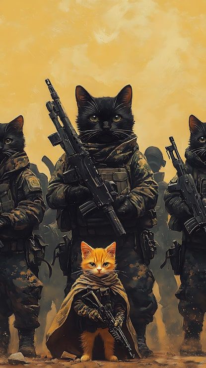 415x740 Black Cat Commando Photo Free High Quality Picture
