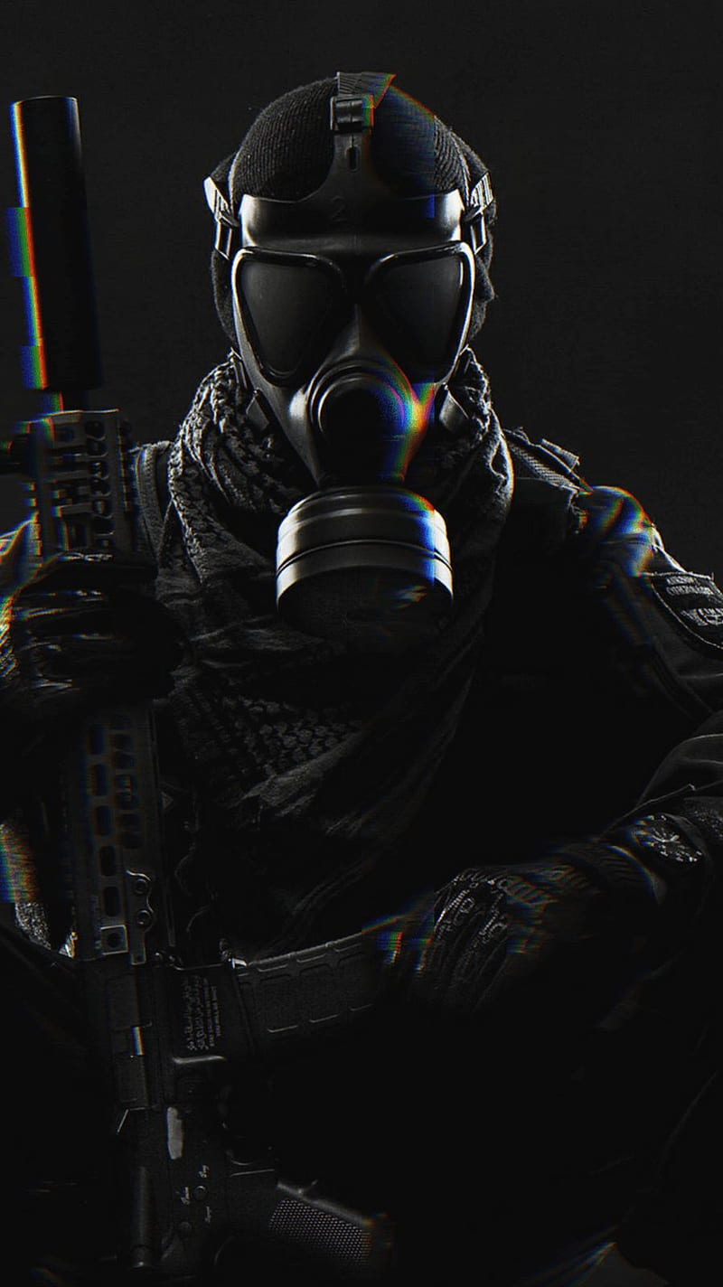 800x1424 Tom clancy, gas, mask, guerra, HD phone wallpaper