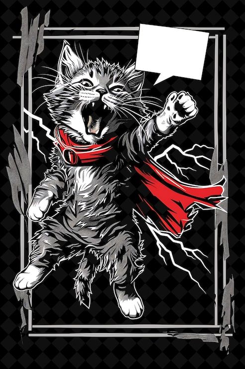 493x740 Black cat commando PSD, High Quality Free PSD Templates for Download