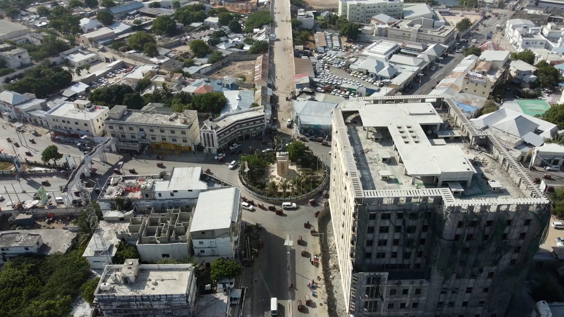 1920x1080 Mogadishu: Drone footage of the capital and most populous city of Somalia
