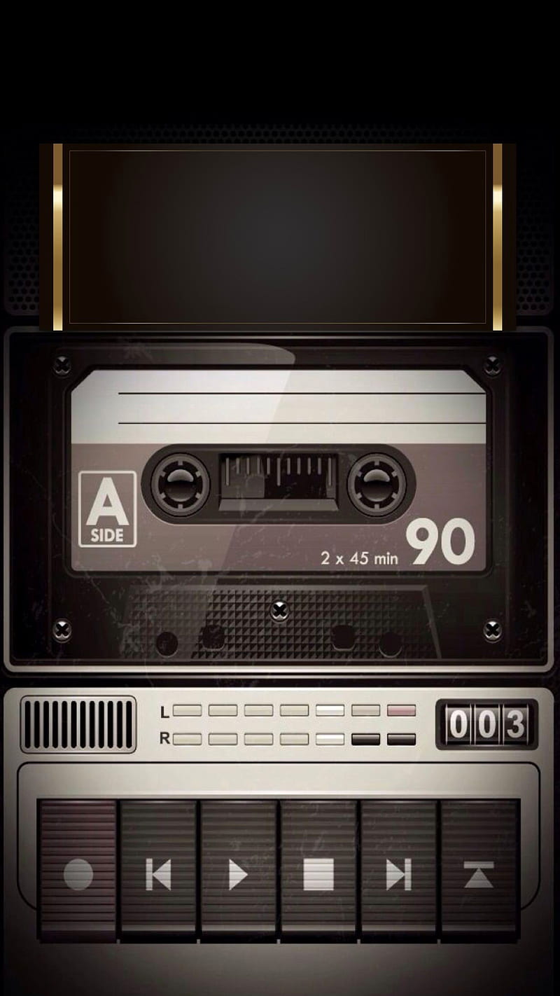 800x1422 HD tape player wallpaper