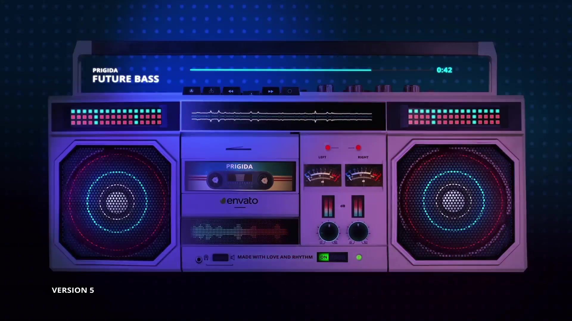 1920x1080 Tape Recorder Music Visualizer Download Quick 23183638 Videohive After Effects