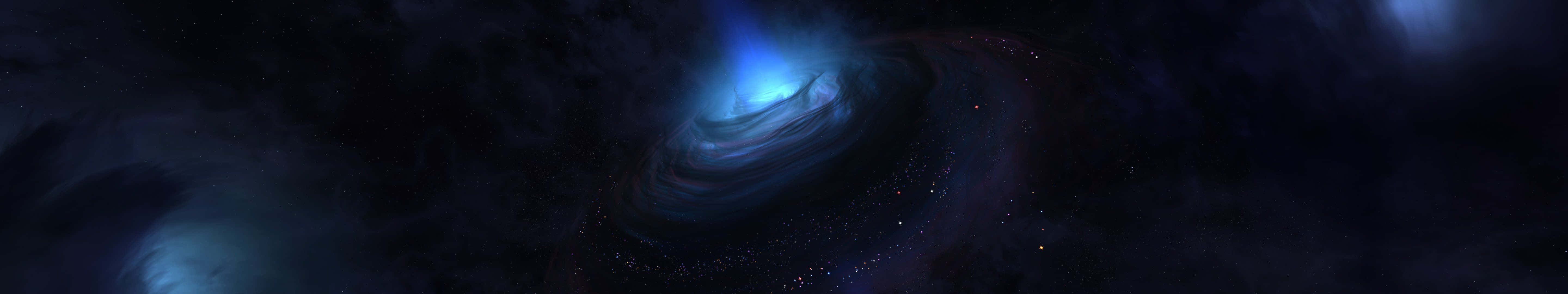 5760x1080 Dark Triple Monitor Wallpaper