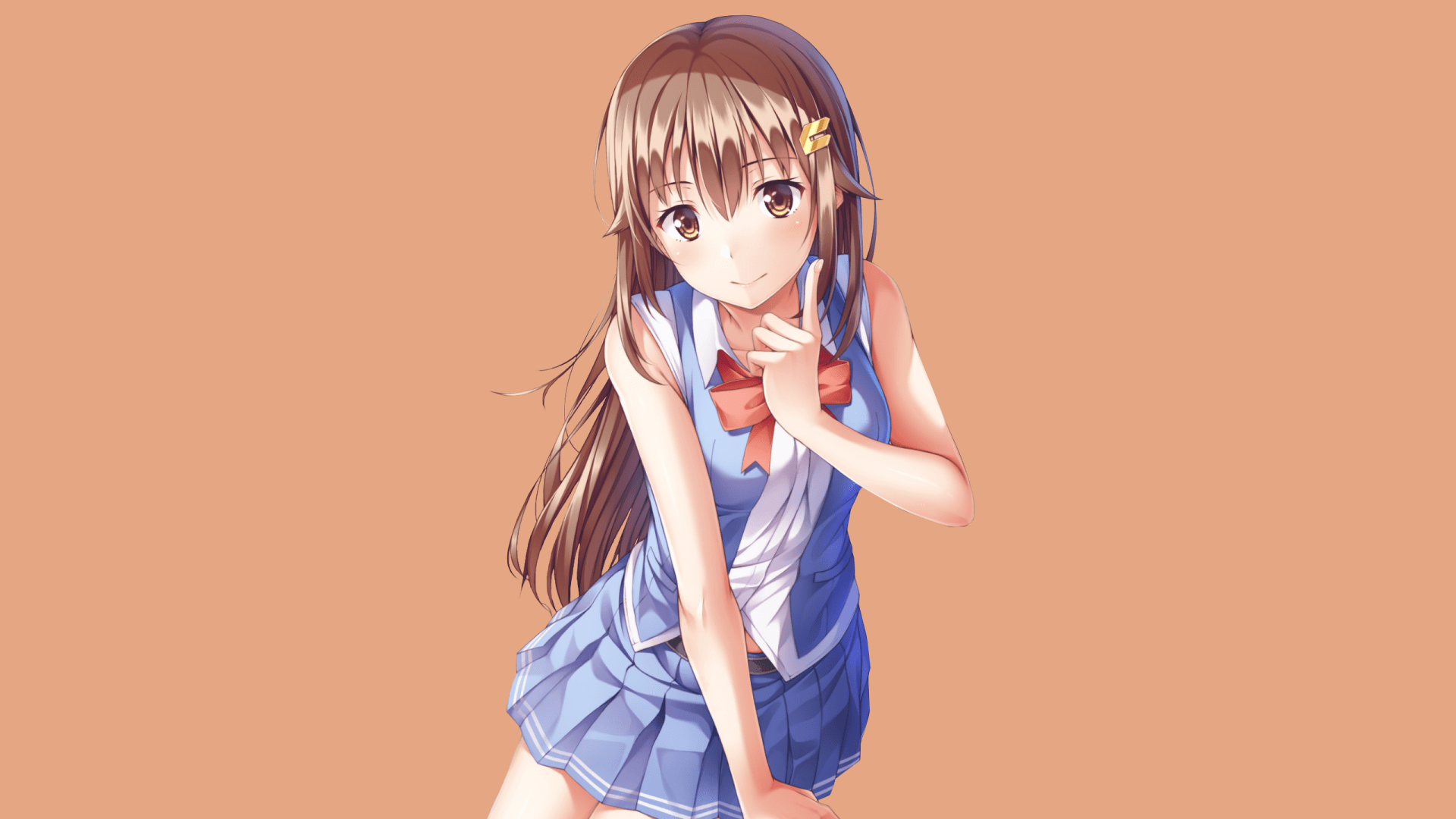 1920x1080 Tokino Sora HD Anime School Uniform Wallpaper by 悠理なゆたx1440