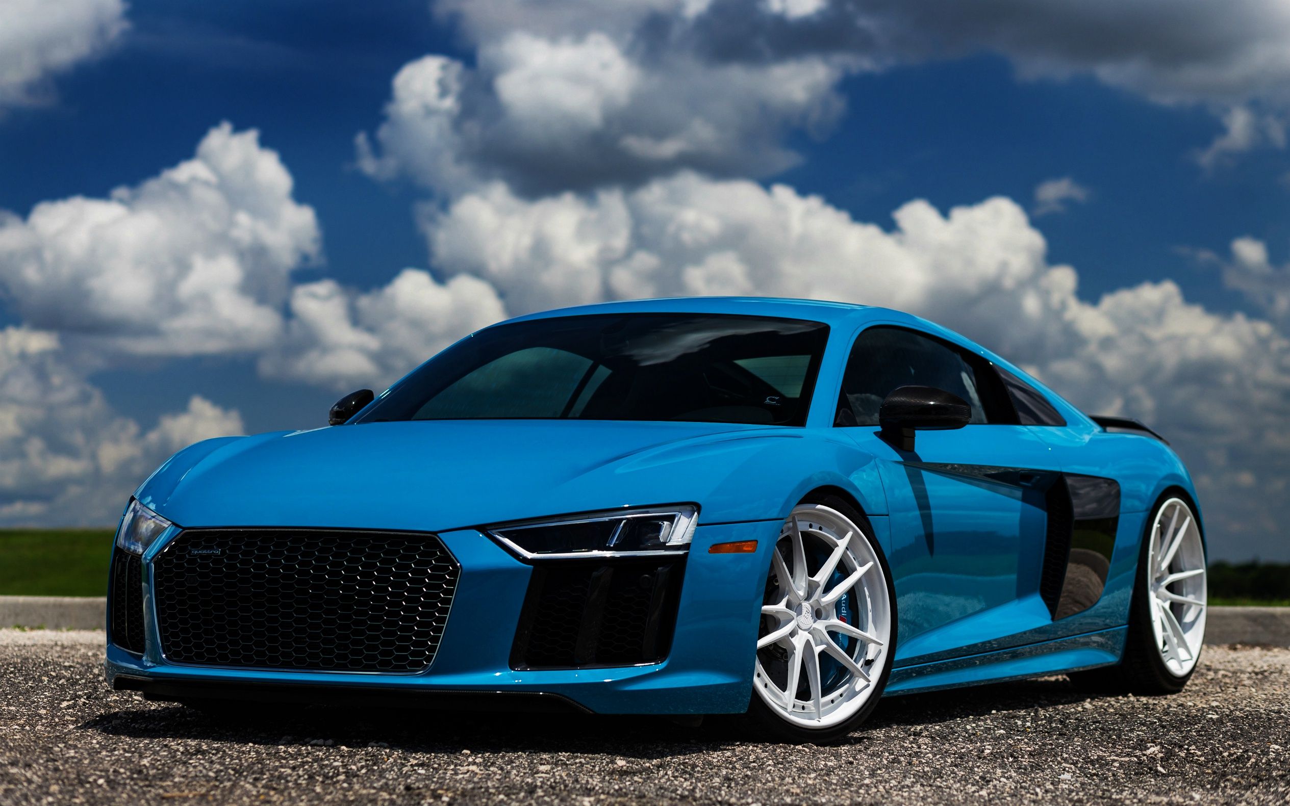 2529x1581 Wallpaper Audi, Audi R tuning, Supercars, 2018 cars, blue R the color of the slag., German cars for mobile and desktop, section audi, resolution 2529x1581