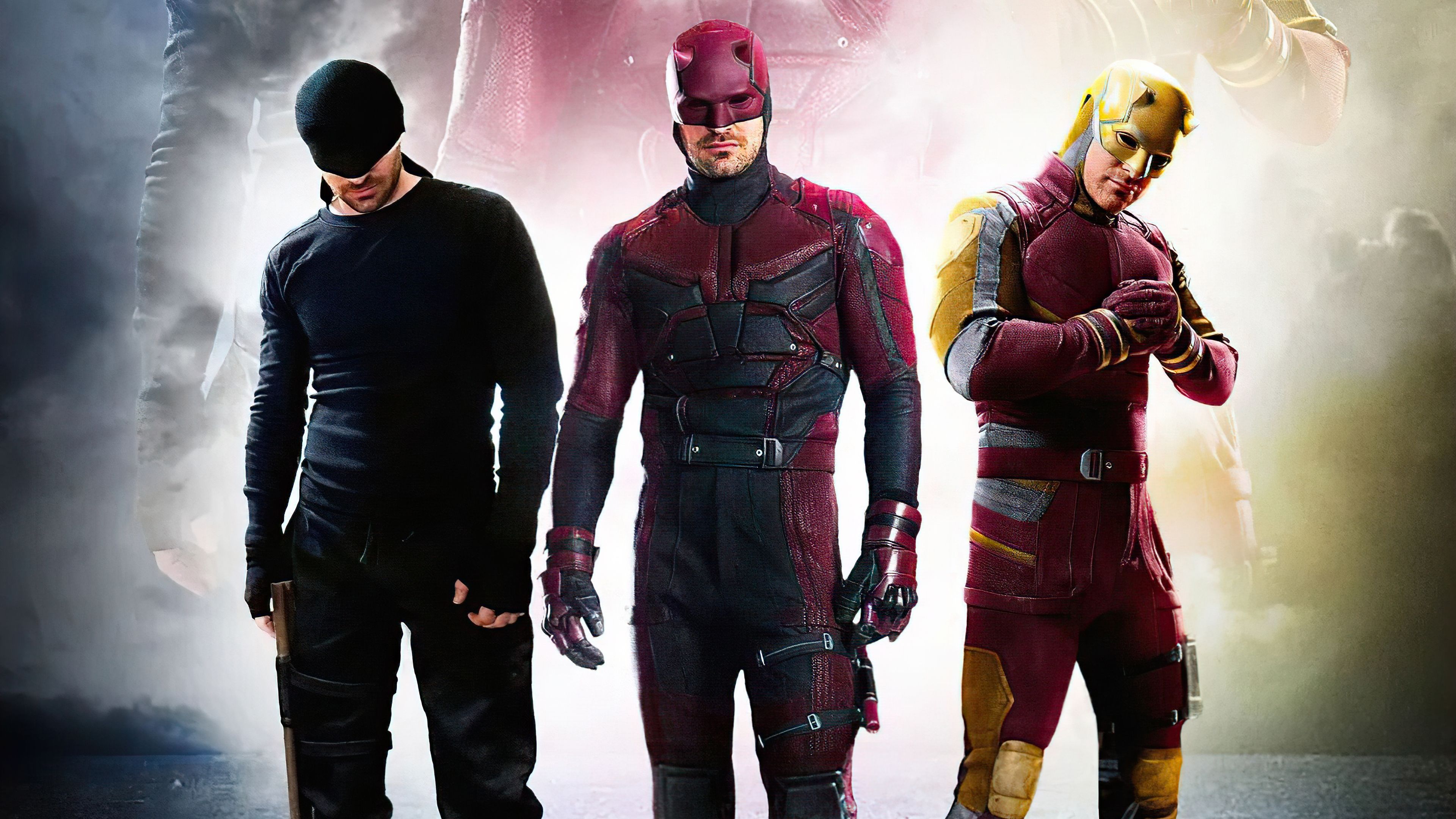 3840x2160 All The Daredevil Suits Wallpaper, HD Superheroes Wallpaper, 4k Wallpaper, Image, Background, Photos and Picture