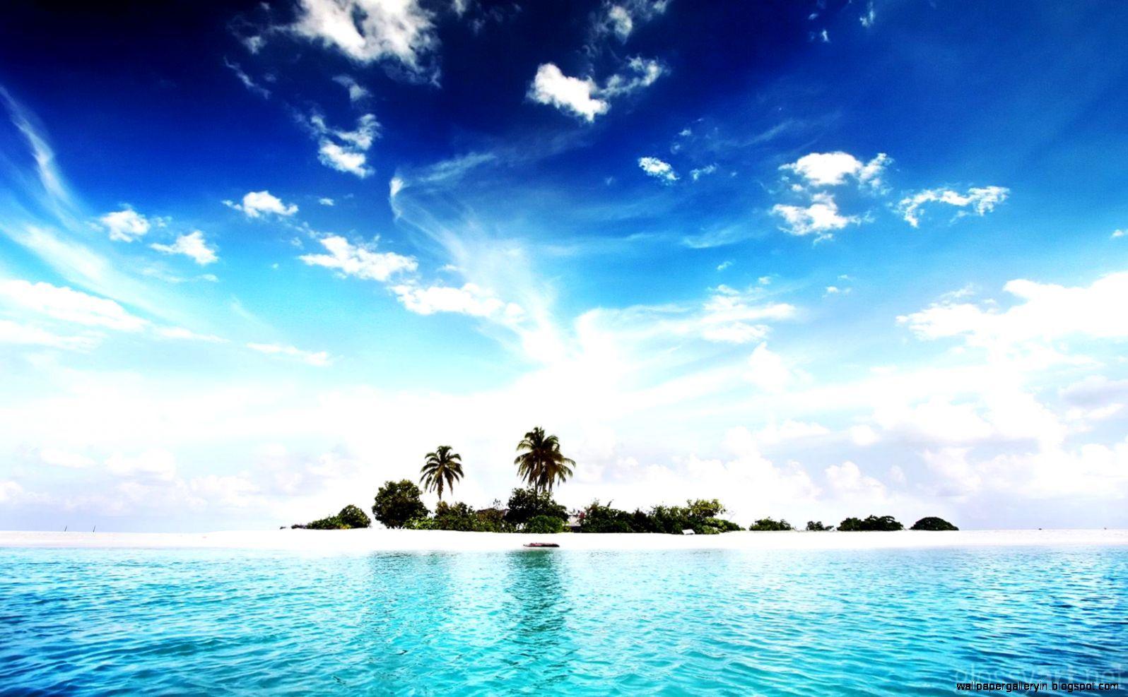1596x987 Beautiful Tropical Mountain Wallpaper HD