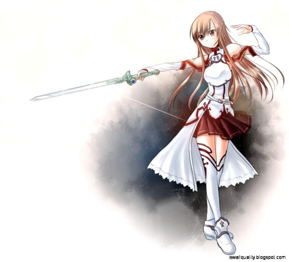 942x855 Sword Art Online Asuna Fighting Wallpaper