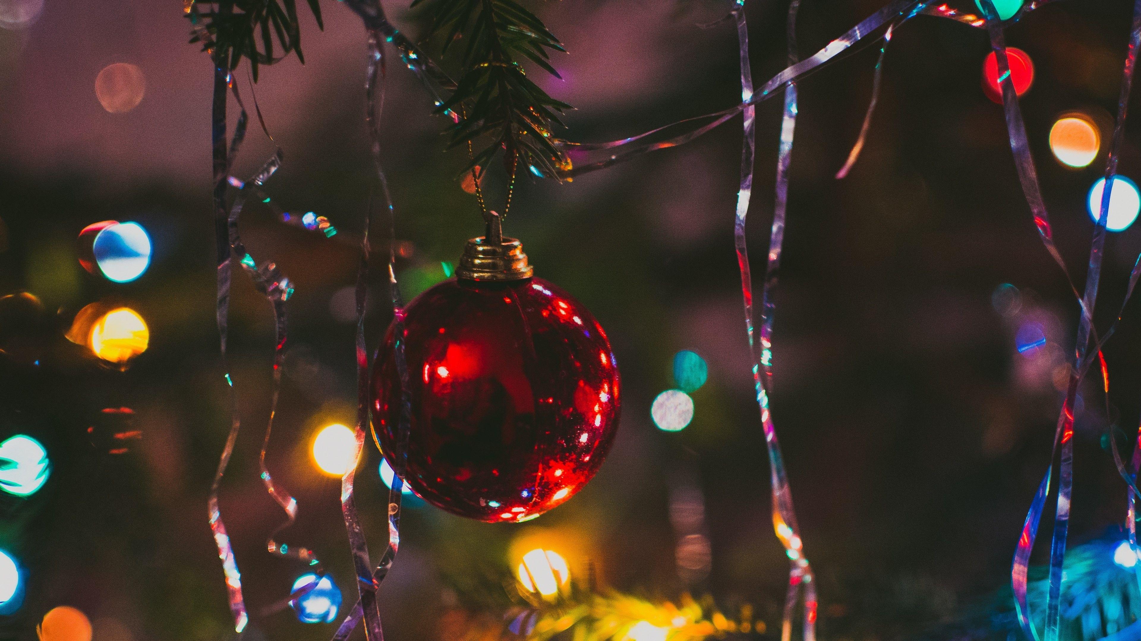 3840x2160 Christmas Desktop Wallpaper Lights