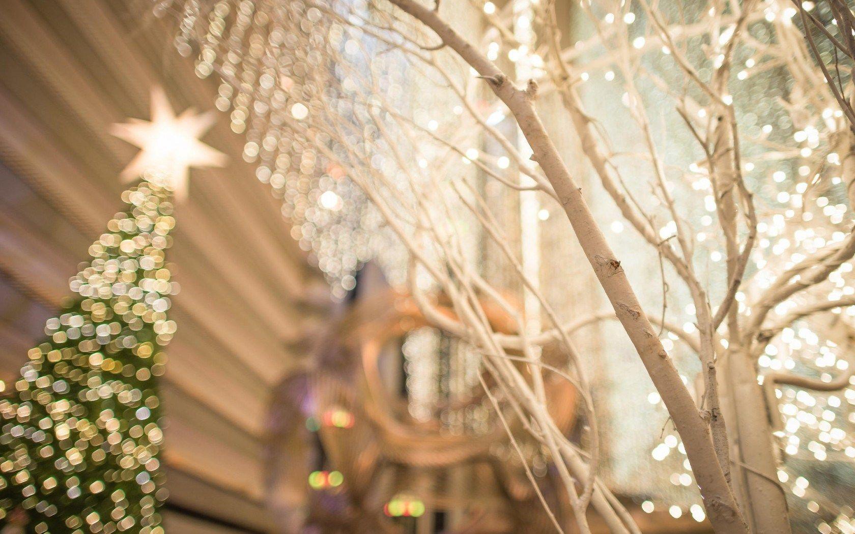 1680x1050 Christmas Lights Wallpaper HD Picture