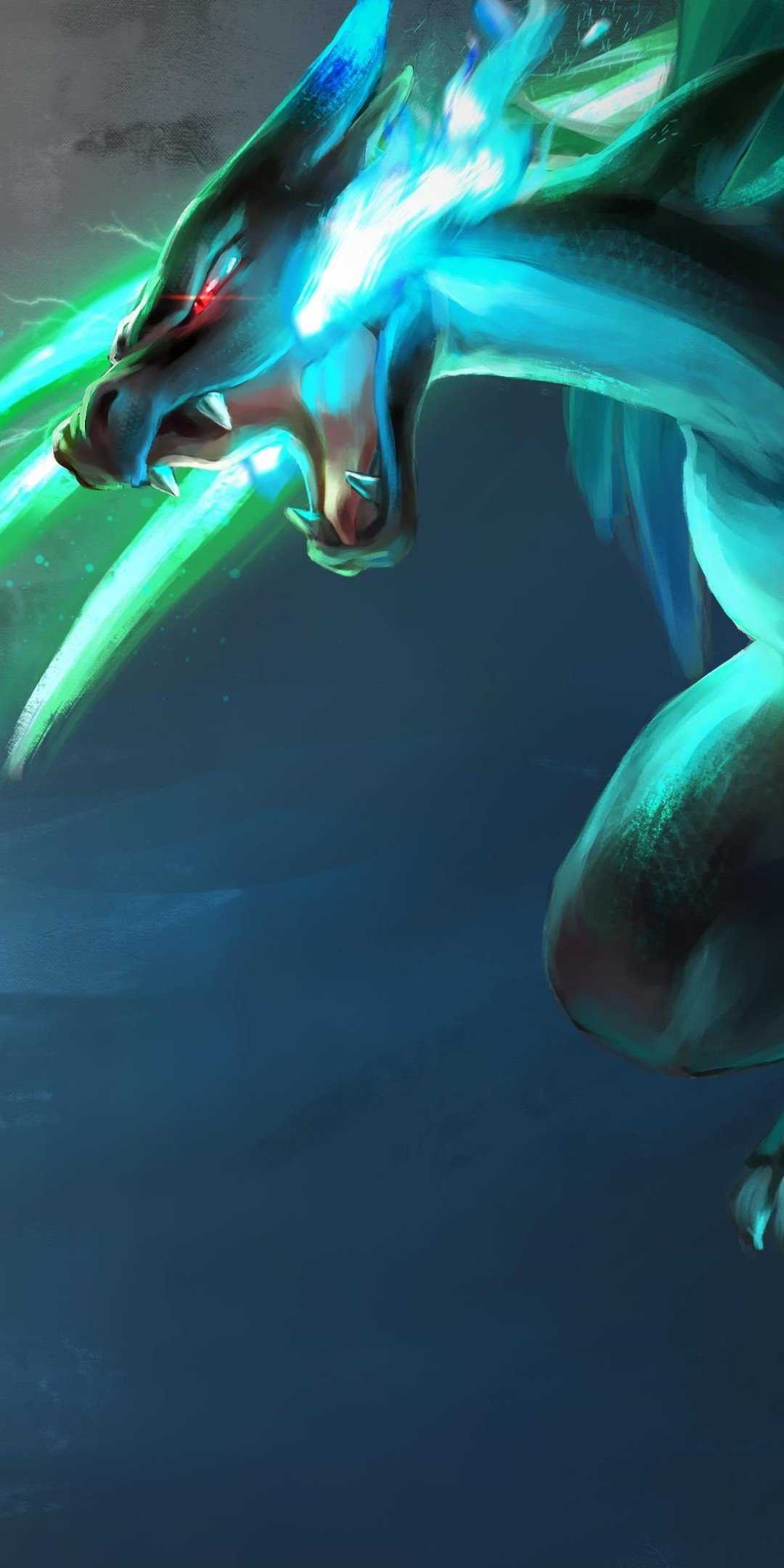 1080x2160 Greninjash vs Mega Charizard HD Wallpaper (1080x2160)