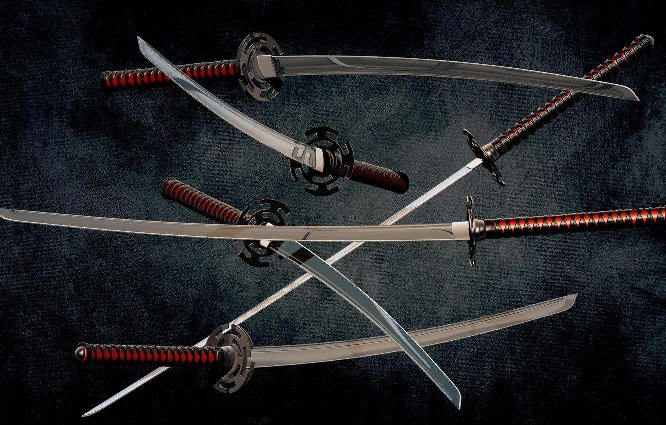 1332x850 Wallpaper wallpaper, metal, red, sword, black, weapon, background