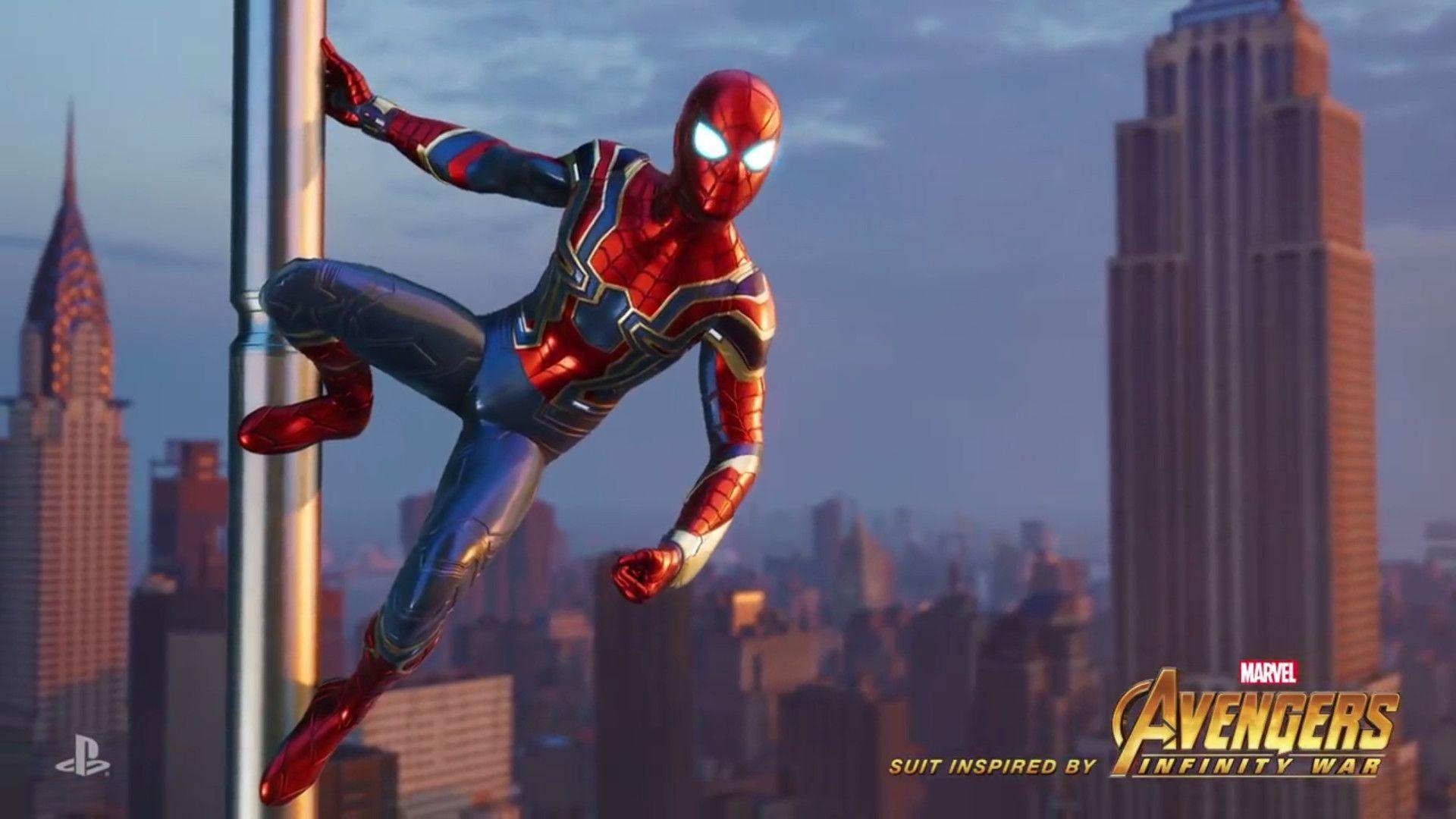 1920x1080 Spider Man Infinity War Wallpaper