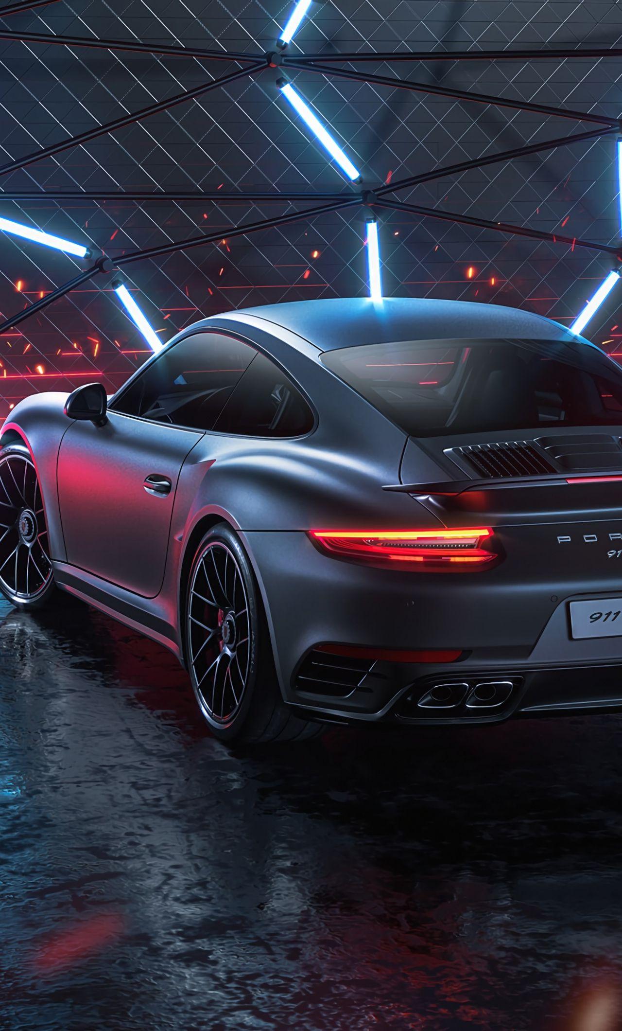 1280x2120 Download Porsche 911 Turbo S, Porsche car, art wallpaper, 1280x iPhone 6 Plus