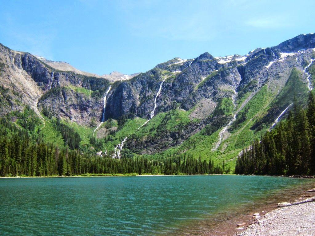 1024x768 Avalanche Nature Wallpaper