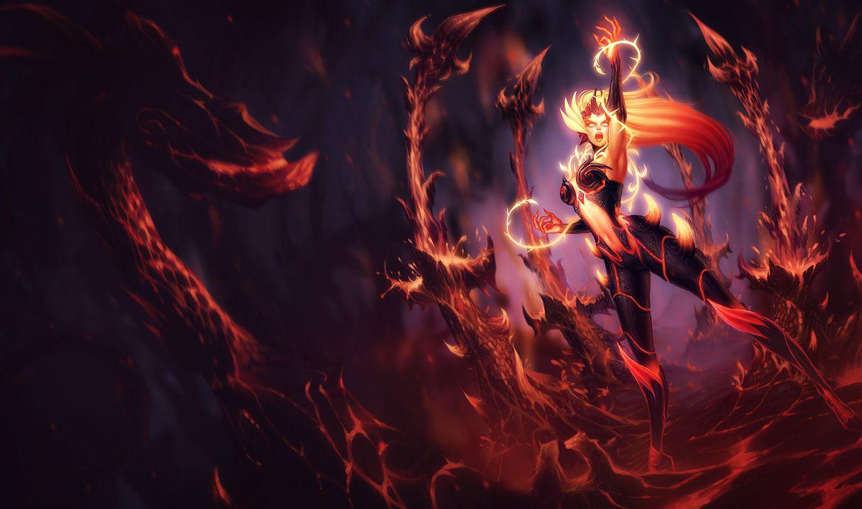 1215x717 Wildfire Zyra of Legends Wallpaper