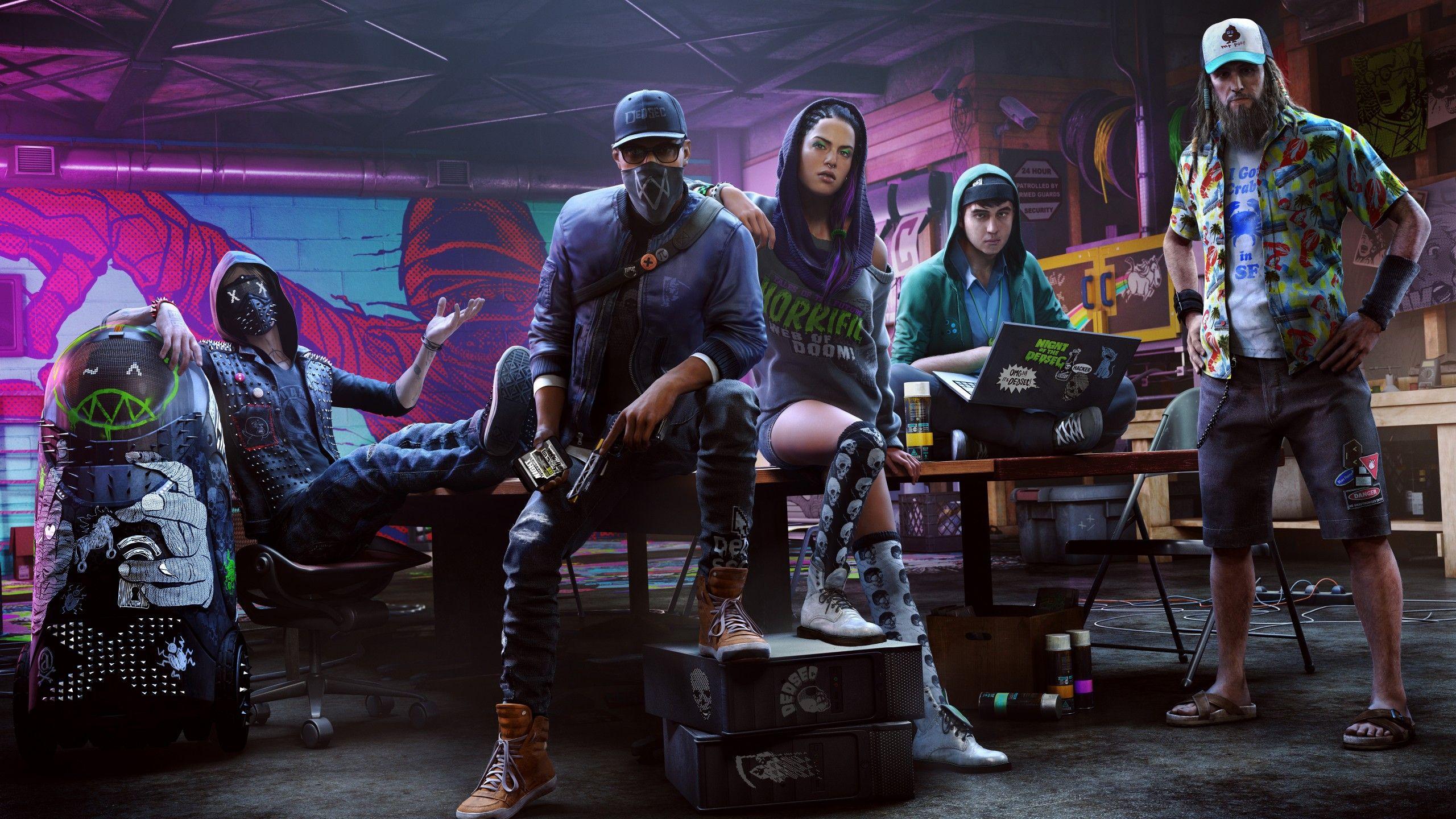 2560x1440 Watch Dogs 2 HD 4K 8K Game Wallpaper