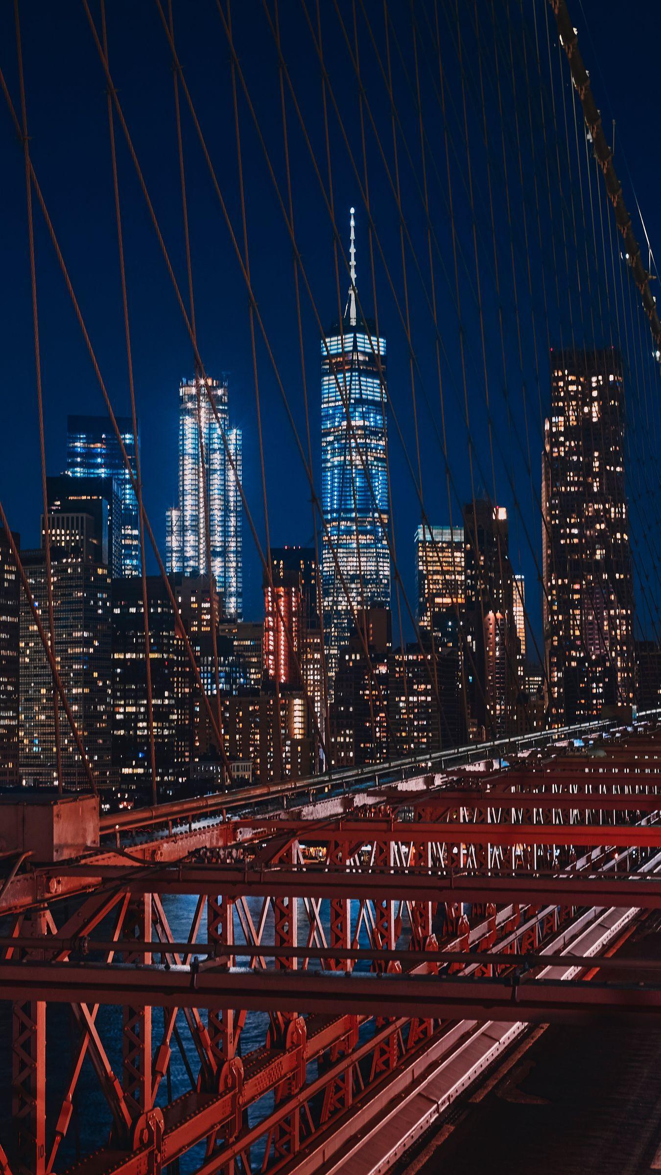 1350x2400 Download wallpaper 1350x2400 new york, brooklyn, bridge, usa