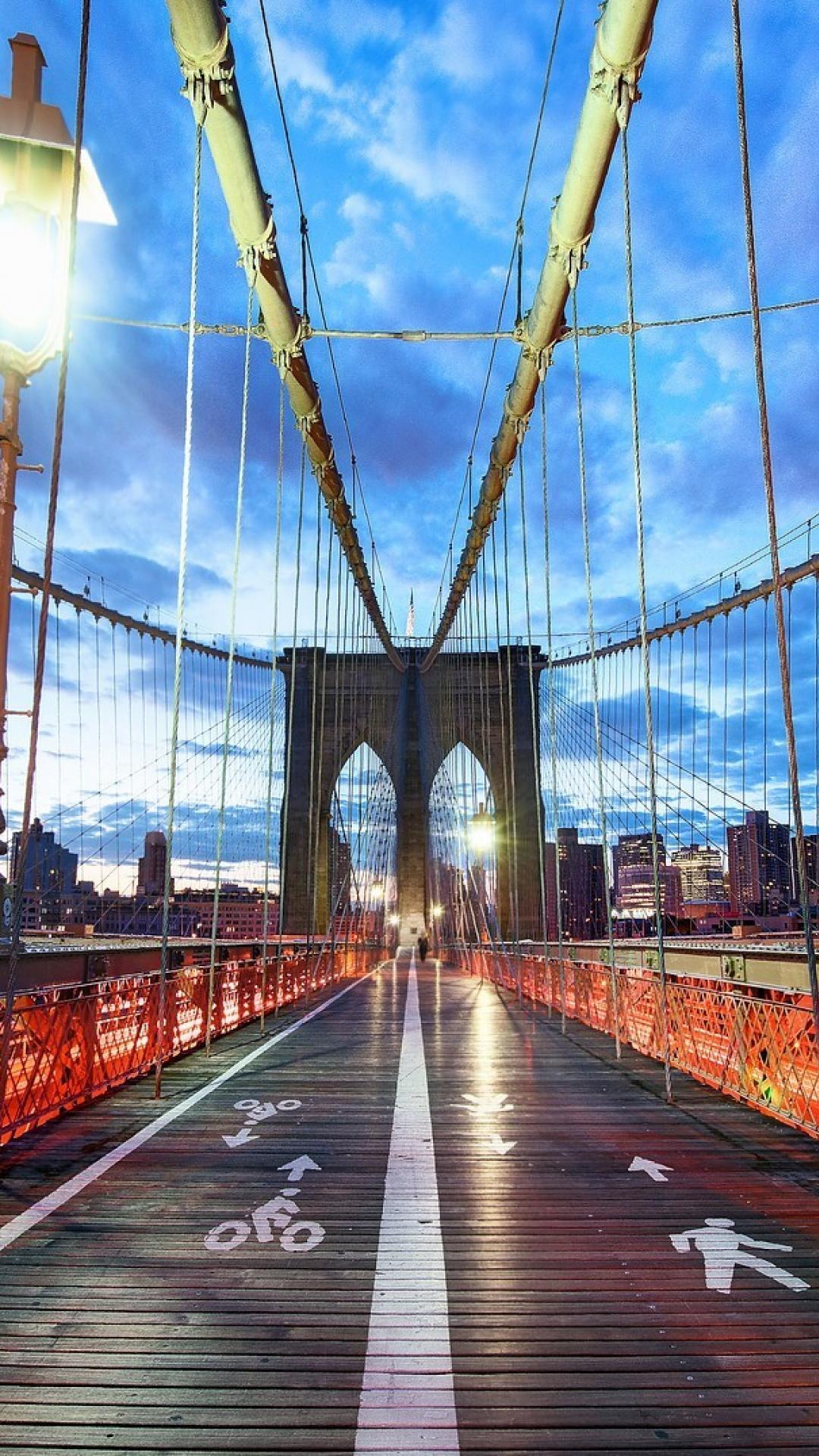 1080x1920 Brooklyn Bridge New York Wallpaper FREE Picture