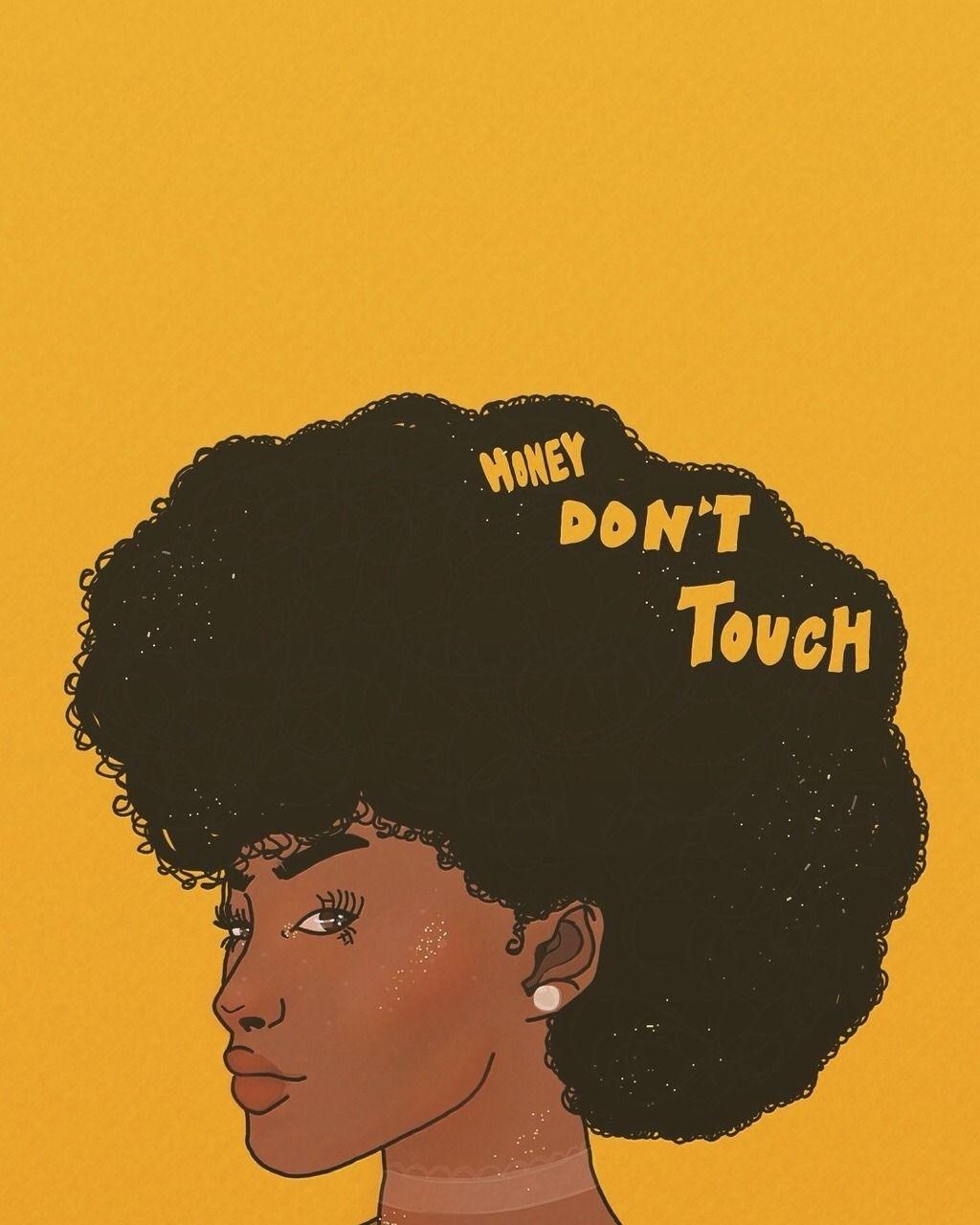Black girl afro wallpaper
