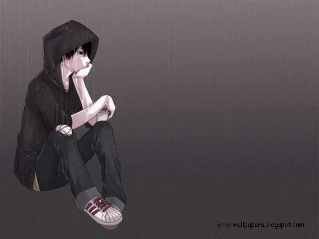 1024x768 free desktop wallpaper: Sad emo boys wallpaper