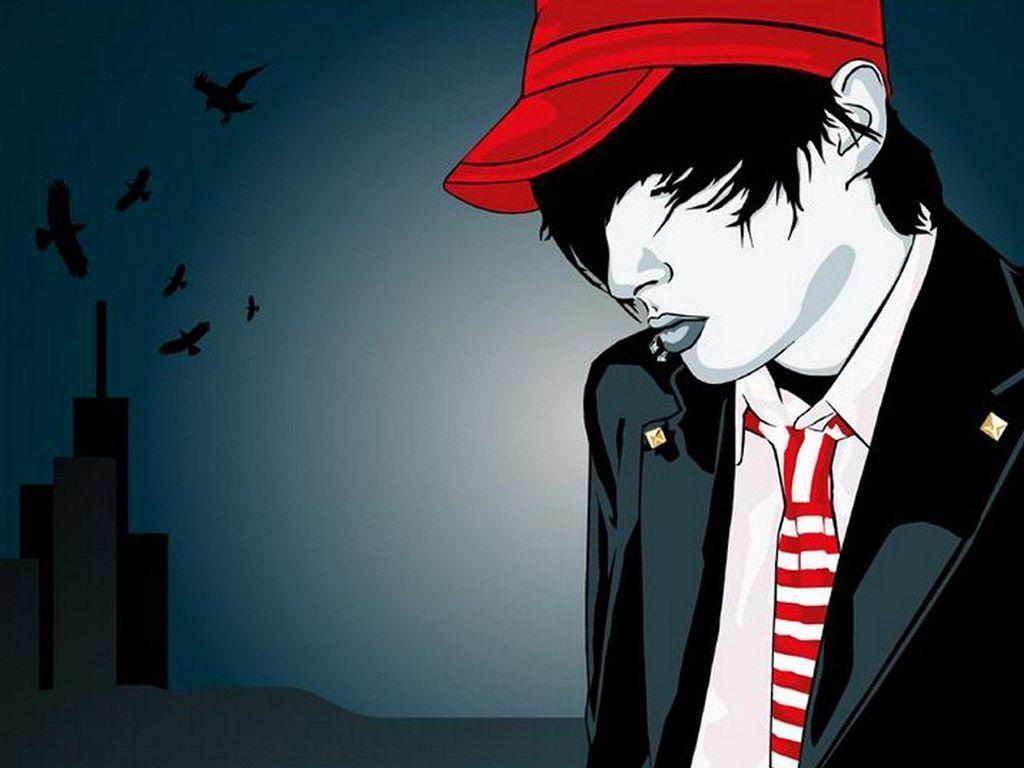 1024x768 Emo Boys Wallpaper