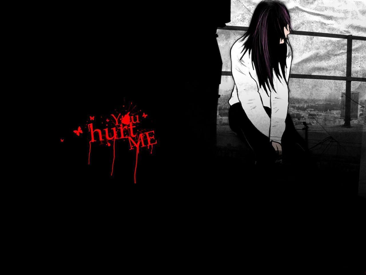 1280x960 Alone Emo Girl Wallpaper. Emo wallpaper. Emo Girls. Emo Boys