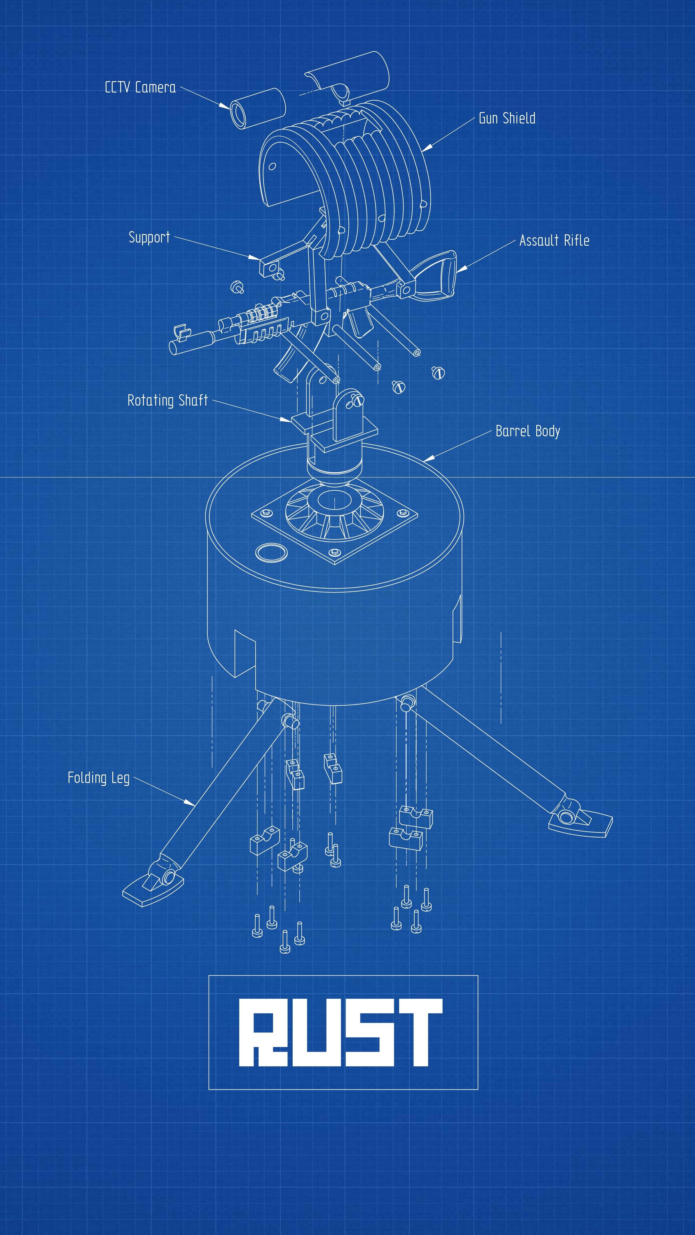 2382x4232 here's a sick phone wallpaper I found for rust I did not create