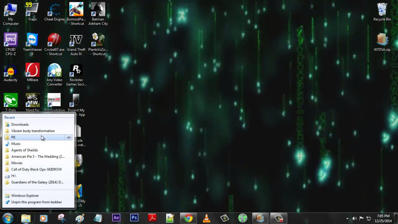 1280x720 matrix rain drops on your desktop