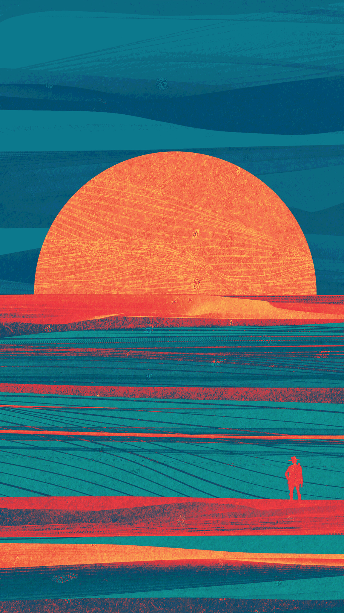 Teal And Orange 4k Wallpaper