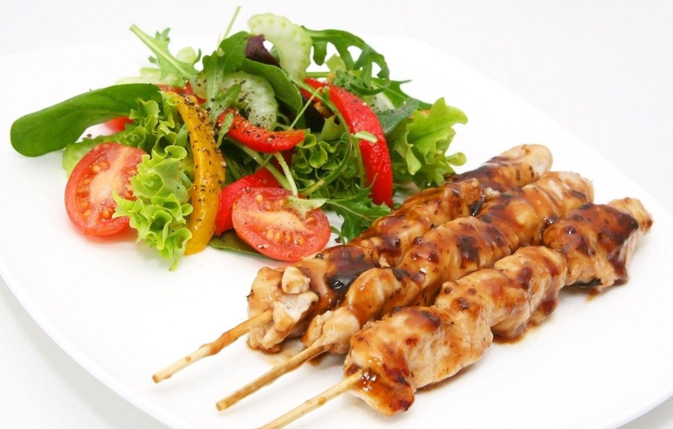 1332x850 Wallpaper sauce, ketchup, kebab, skewers, chicken kebab image