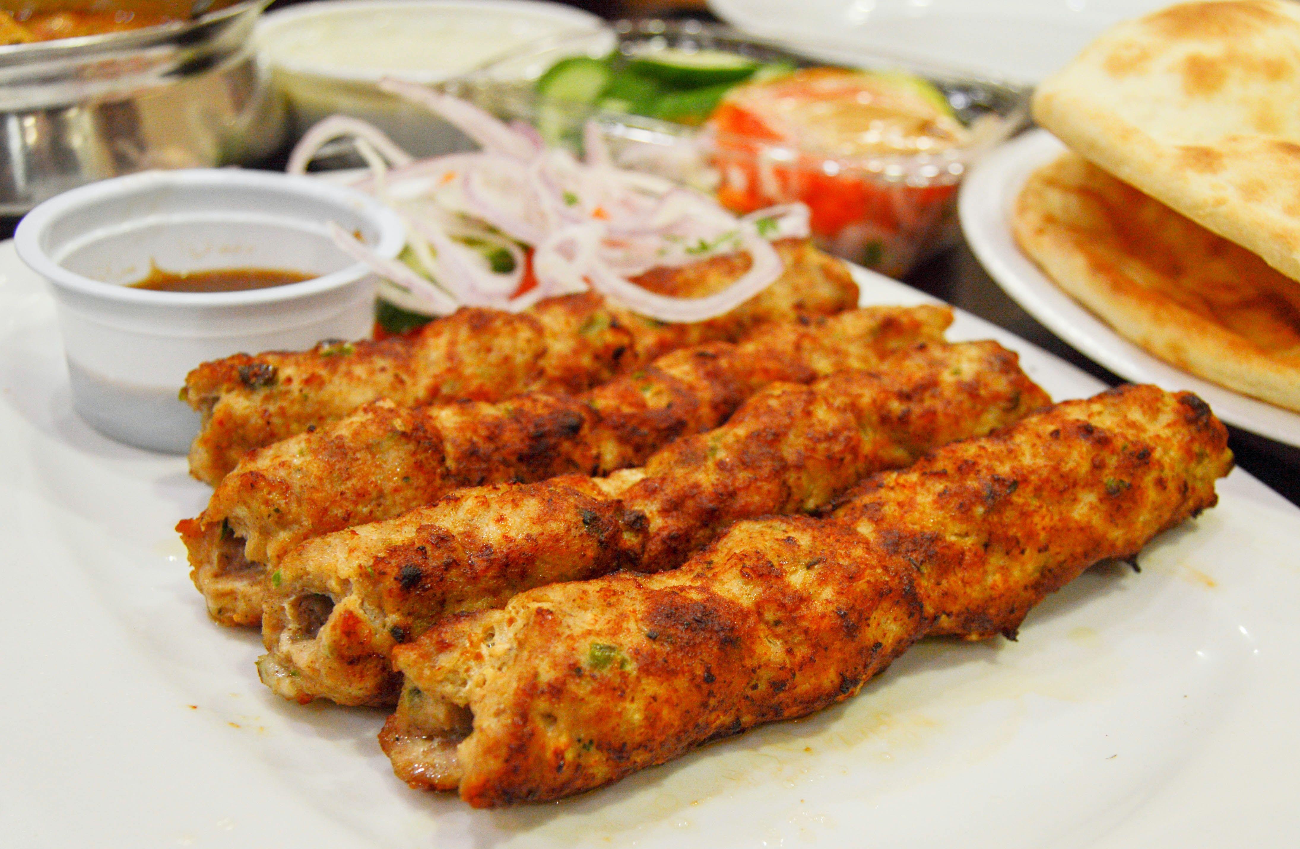 4380x2863 Free of Gola Kabab, kebab, Reshmi Kabab