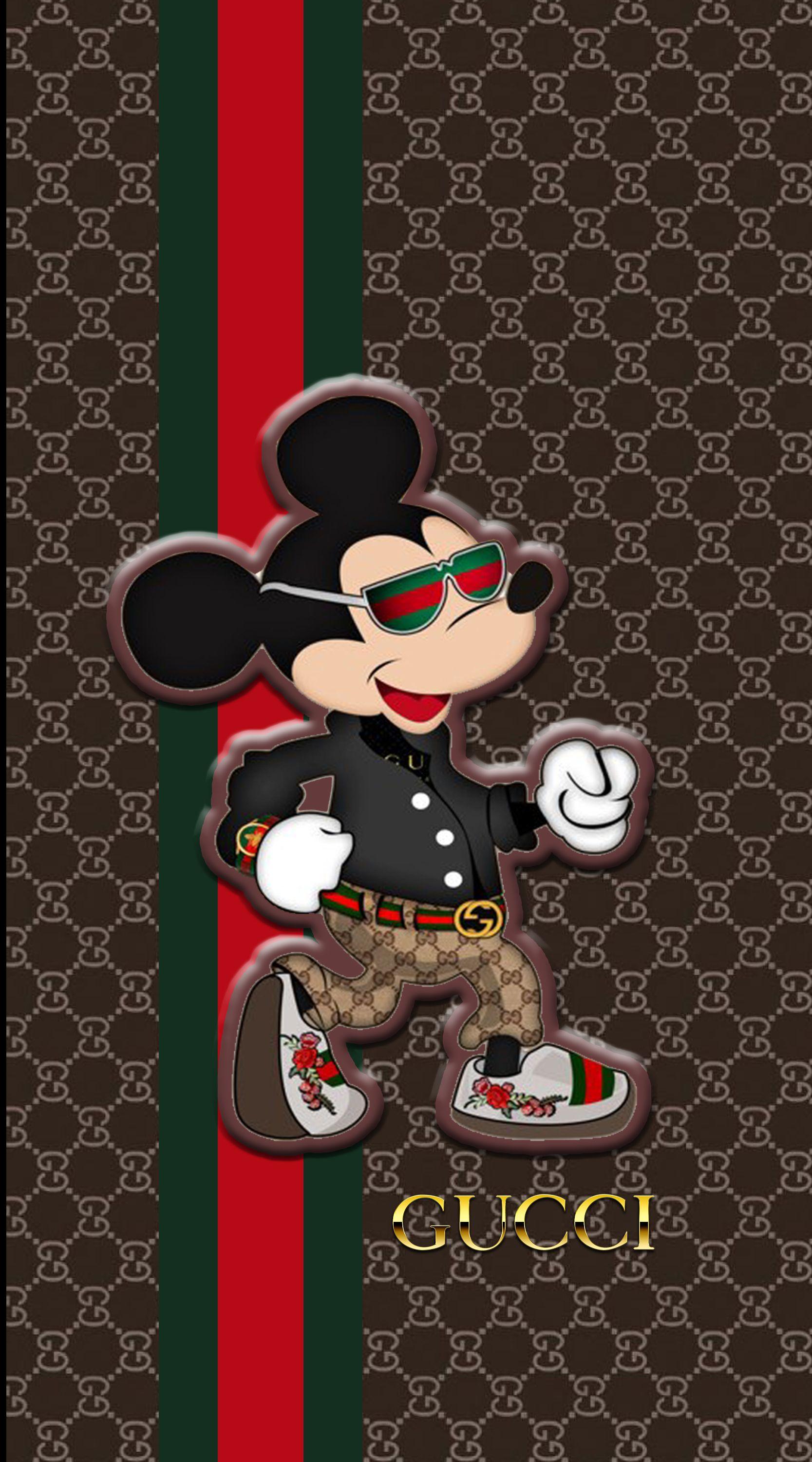 1667x3000 Gucci #mickey #Mouse #Minnie #Art #pattern.  Mickey