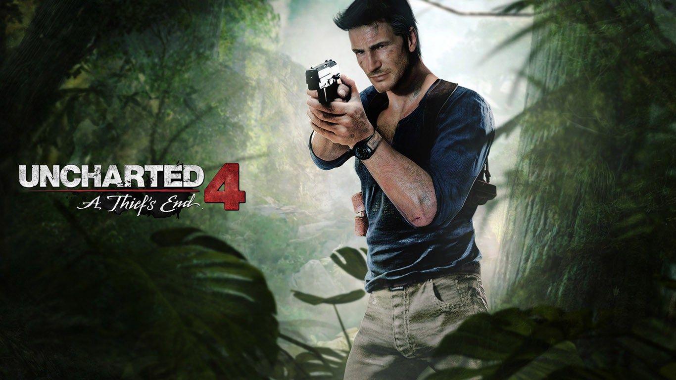 1366x768 HD Background Uncharted 4 A Thief's End Game Nathan Drake Wallpaper