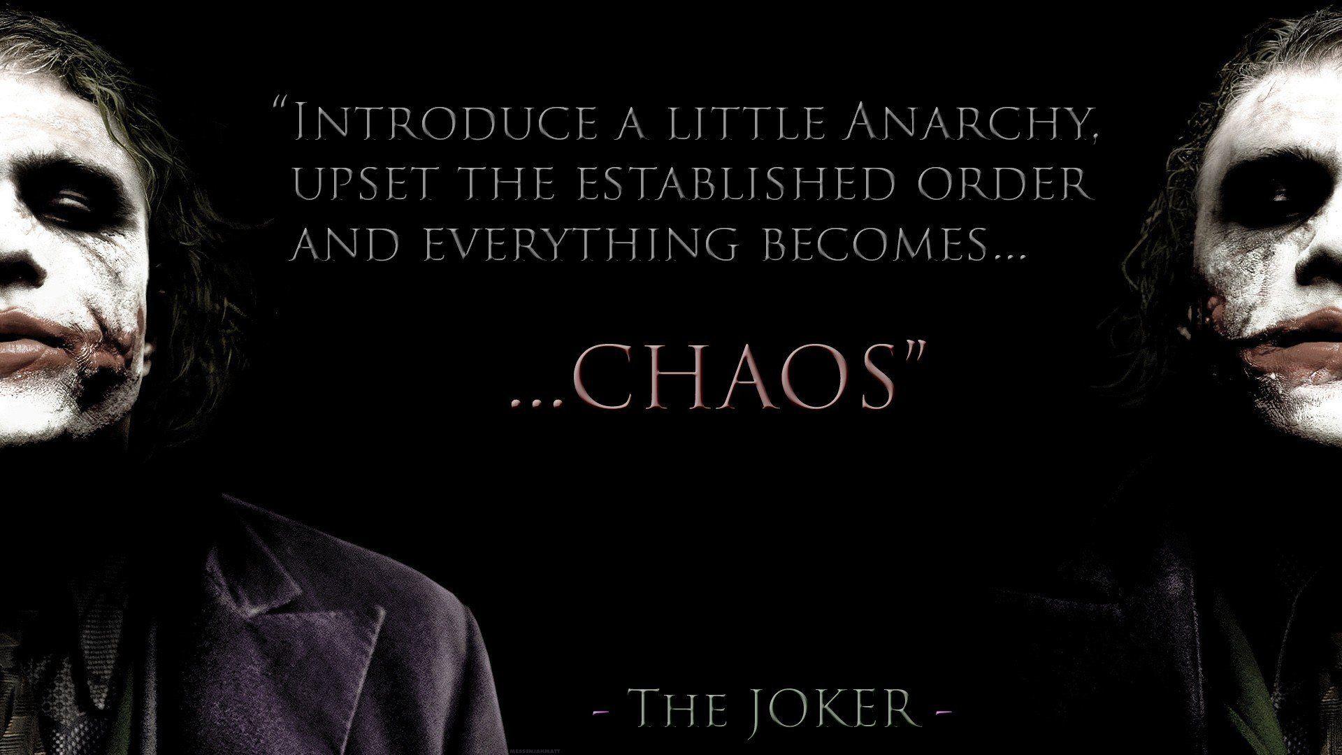 1920x1080 The Joker Quotes Wallpaper